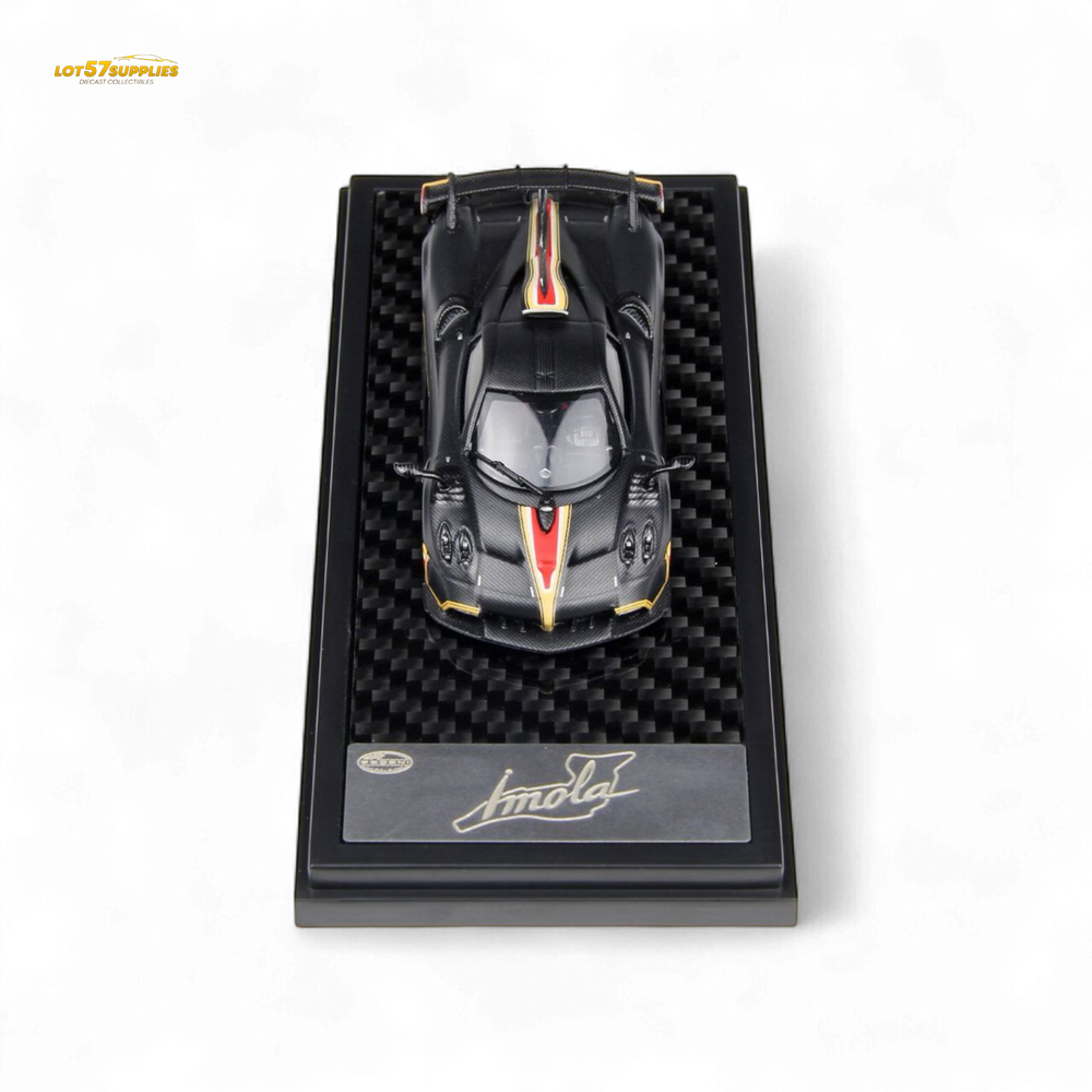 (Pre-Order) LCD Pagani Imola Matte Black Carbon 1:64