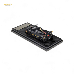 (Pre-Order) LCD Pagani Imola Matte Black Carbon 1:64