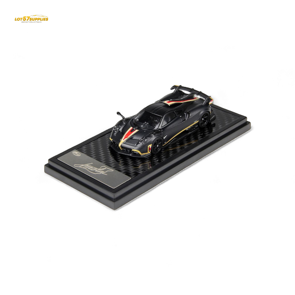 (Pre-Order) LCD Pagani Imola Matte Black Carbon 1:64