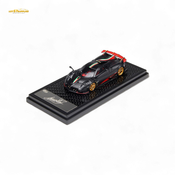 (Pre-Order) LCD Pagani Imola Matte Black Carbon 1:64