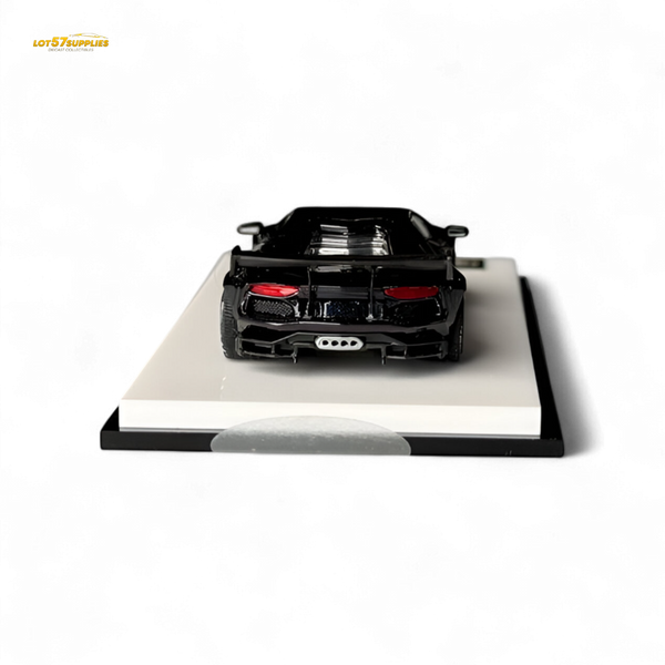 King Model Lamborghini Aventador LP700-4 LB 1.0 Purple Carbon Fiber 1:64