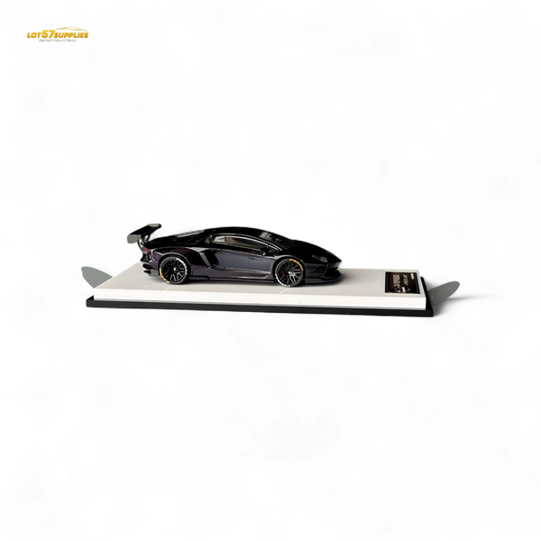 King Model Lamborghini Aventador LP700-4 LB 1.0 Purple Carbon Fiber 1:64