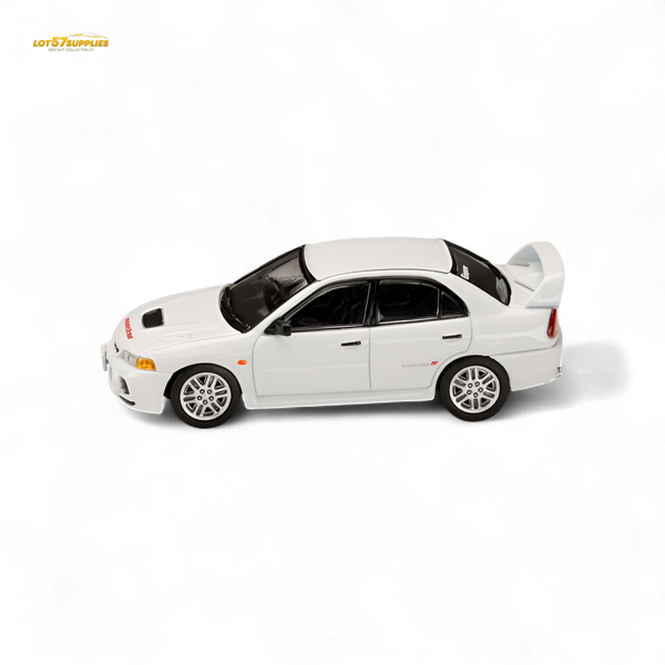 Lot57Supplies Diecast Shop Hobby Japan Mitsubishi Lancer Evolution IV White 1:64
