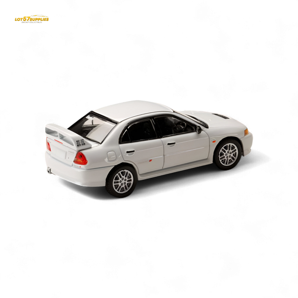 Lot57Supplies Diecast Shop Hobby Japan Mitsubishi Lancer Evolution IV White 1:64