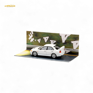 Lot57Supplies Diecast Shop Hobby Japan Mitsubishi Lancer Evolution IV White 1:64