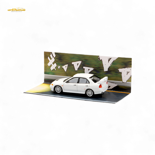 Lot57Supplies Diecast Shop Hobby Japan Mitsubishi Lancer Evolution IV White 1:64