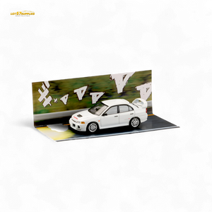Lot57Supplies Diecast Shop Hobby Japan Mitsubishi Lancer Evolution IV White 1:64