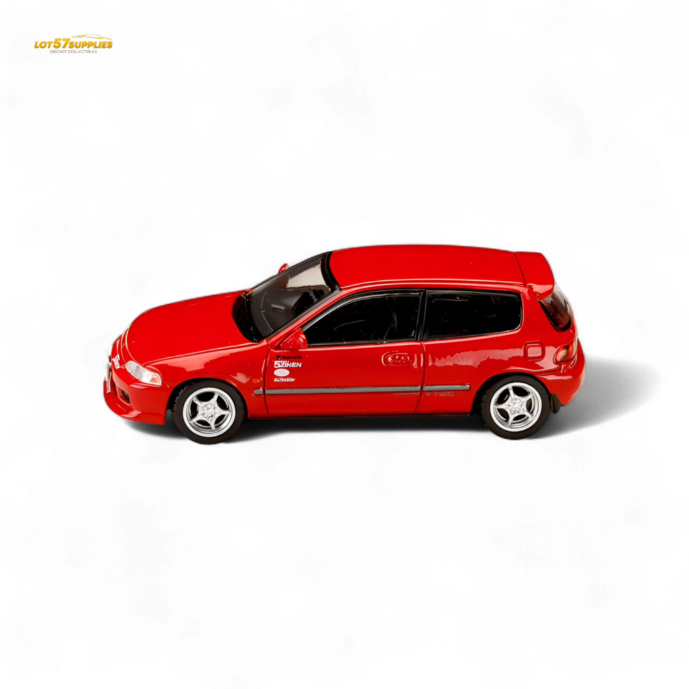 Lot57Supplies Diecast Shop Hobby Japan Honda Civic EG6 Red 1:64
