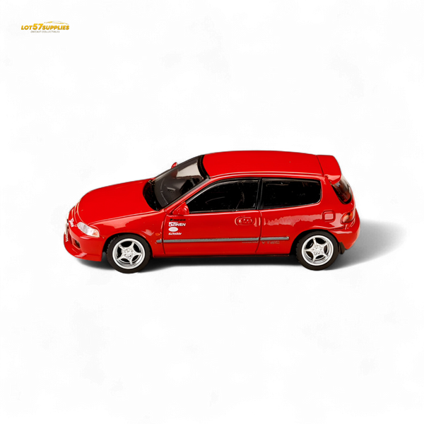 Lot57Supplies Diecast Shop Hobby Japan Honda Civic EG6 Red 1:64