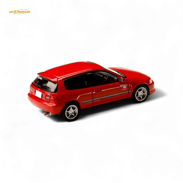 Lot57Supplies Diecast Shop Hobby Japan Honda Civic EG6 Red 1:64