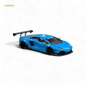 (Pre-Order) Pgm Lamborghini LP700-4 BB Blue 1:64