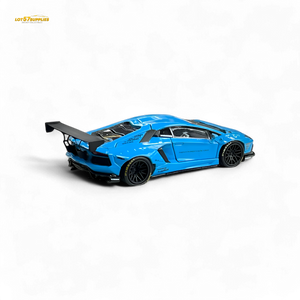 (Pre-Order) Pgm Lamborghini LP700-4 - BB Blue Luxury Version 1:64