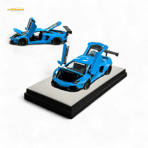 (Pre-Order) Pgm Lamborghini LP700-4 BB Blue 1:64