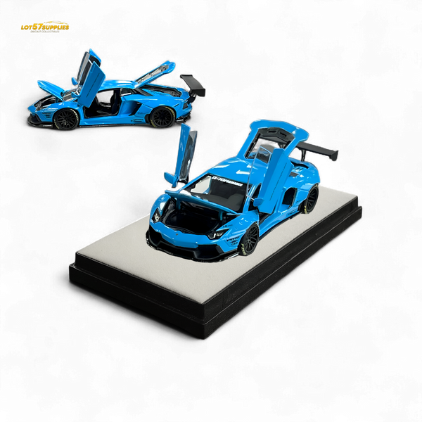 (Pre-Order) Pgm Lamborghini LP700-4 BB Blue 1:64