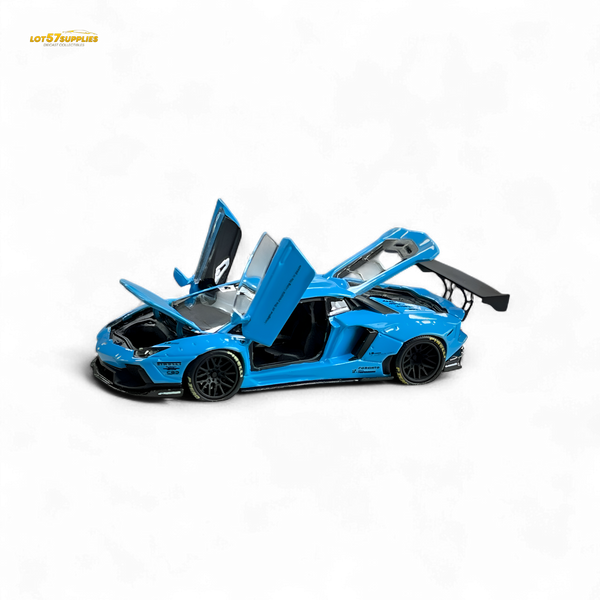 (Pre-Order) Pgm Lamborghini LP700-4 BB Blue 1:64