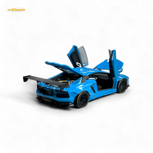 (Pre-Order) Pgm Lamborghini LP700-4 BB Blue 1:64