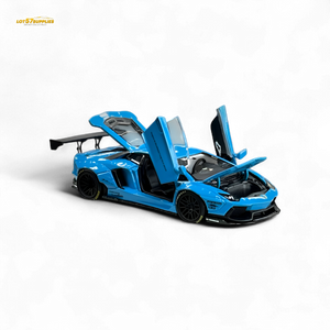 (Pre-Order) Pgm Lamborghini LP700-4 BB Blue 1:64