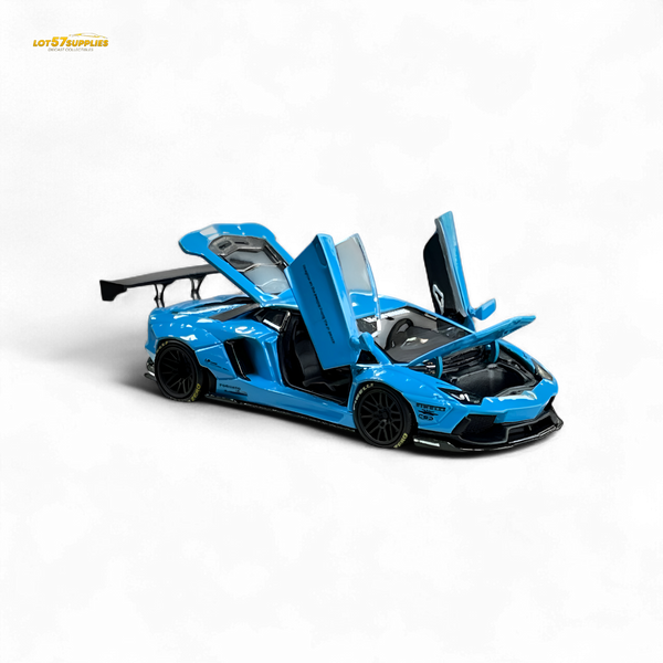 (Pre-Order) Pgm Lamborghini LP700-4 BB Blue 1:64
