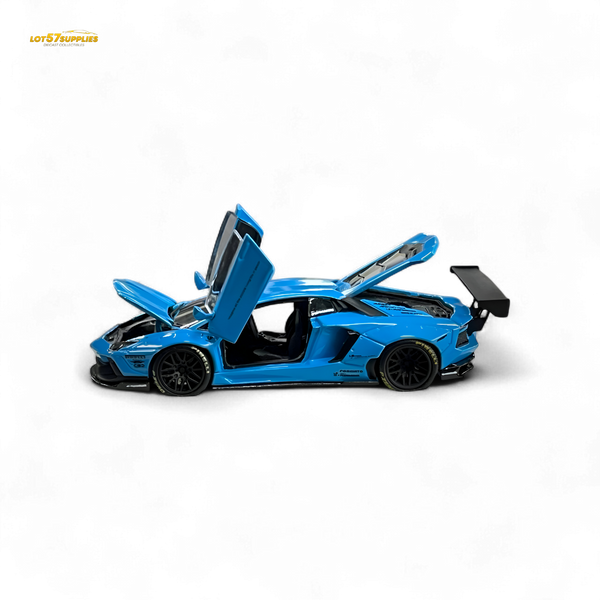 (Pre-Order) Pgm Lamborghini LP700-4 - BB Blue Luxury Version 1:64