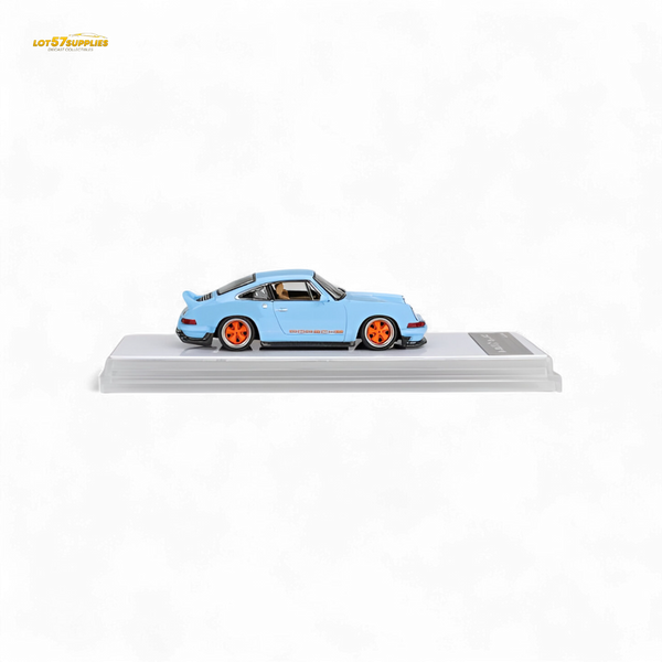Zincit Model Porsche 911 Singer DLS Gulf Blue 1:64