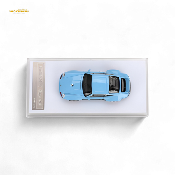 Zincit Model Porsche 911 Singer DLS Gulf Blue 1:64