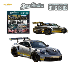 (Pre-Order) Stance Hunters Porsche 911 GT3 RS 992 Polar Silver 1:64