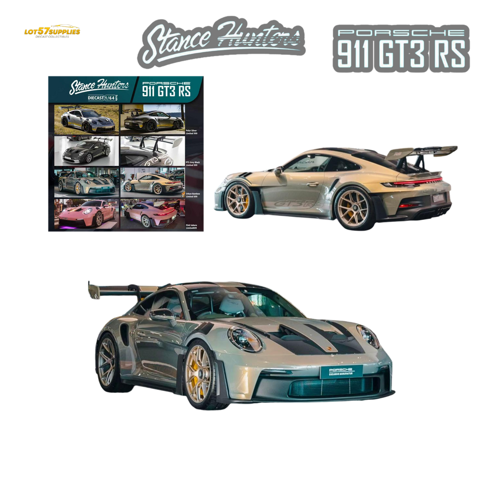 (Pre-Order) Stance Hunters Porsche 911 GT3 RS 992 Urban Bamboo 1:64
