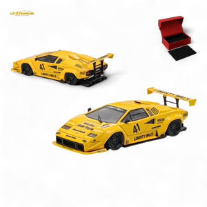 Vision64 LB Lamborghini Countach Luxury Version - Yellow 1:64