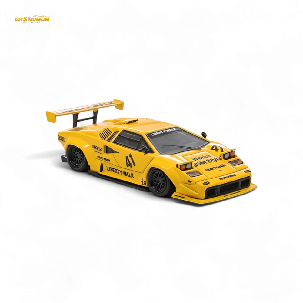 Vision64 LB Lamborghini Countach Luxury Version - Yellow 1:64