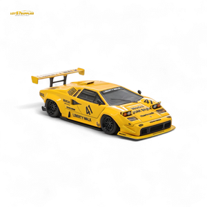 Vision64 LB Lamborghini Countach Luxury Version - Yellow 1:64