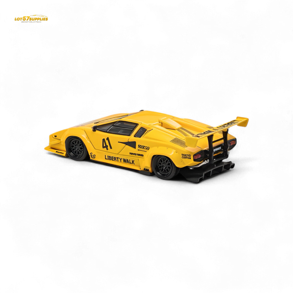 Vision64 LB Lamborghini Countach Luxury Version - Yellow 1:64
