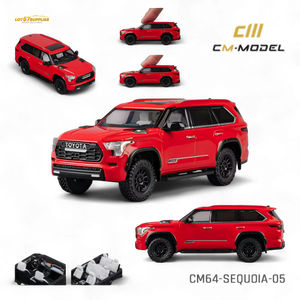 (Pre-Order) CM Model Toyota Sequoia Red 1:64