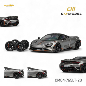 (Pre-Order) CM Model McLaren 765LT Silver Gray 1:64