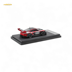 (Pre-Order) HKM Porsche 911 GT3 R Rennsport Red-White 1:64