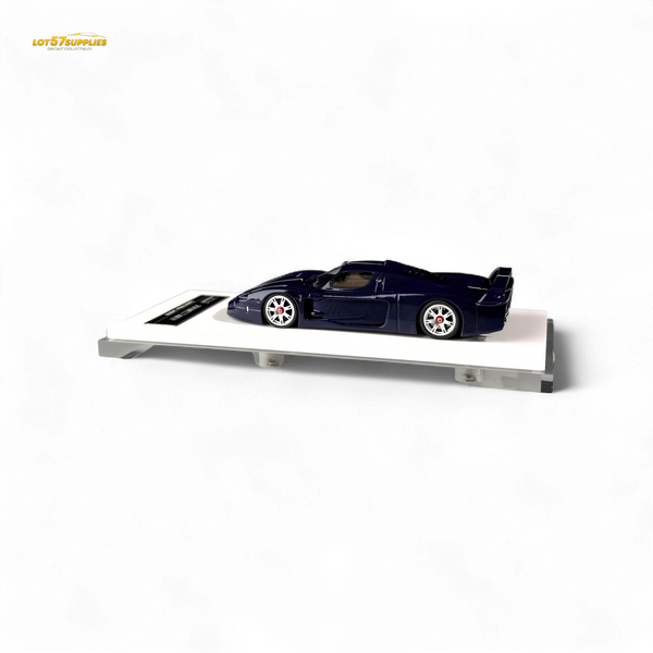 YM Model Maserati MC12 Stradale Corsa Blue Carbon 1:64
