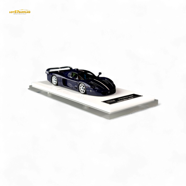 YM Model Maserati MC12 Stradale Corsa Blue Carbon 1:64