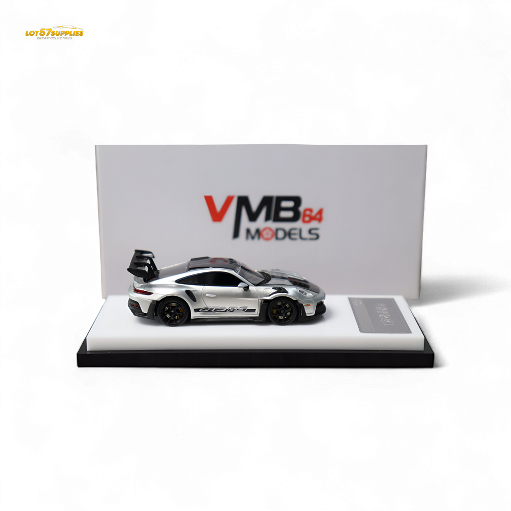 (Pre-Order) VMB Porsche 992 GT3 RS GT Silver 1:64