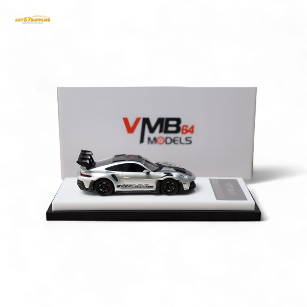(Pre-Order) VMB Porsche 992 GT3 RS GT Silver 1:64