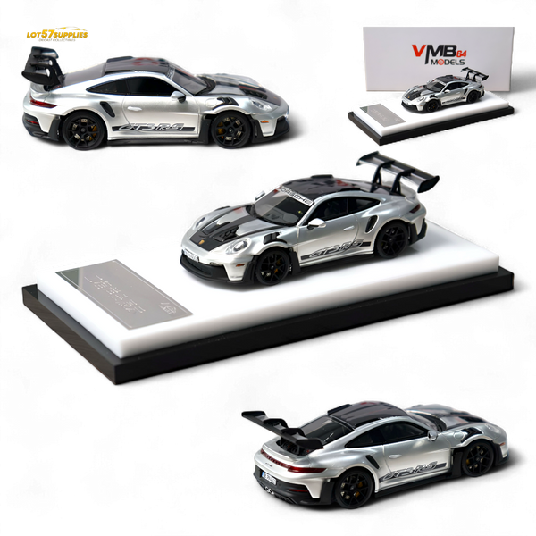 (Pre-Order) VMB Porsche 992 GT3 RS GT Silver 1:64