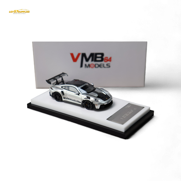 (Pre-Order) VMB Porsche 992 GT3 RS GT Silver 1:64