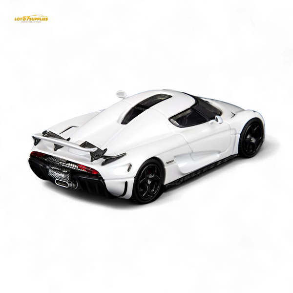(Pre-Order) SC Art Koenigsegg Regera Pearl White 1:64
