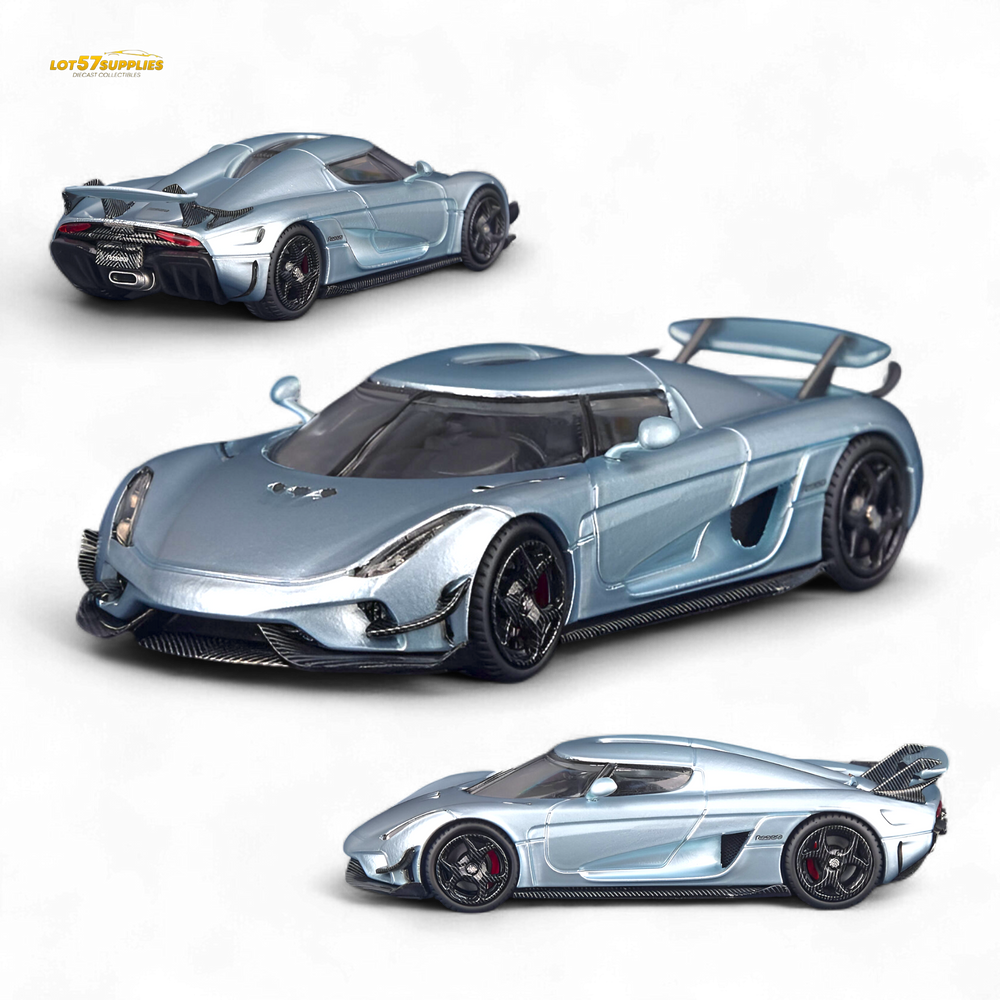 (Pre-Order) SC ART Regera Glacier Blue 1:64