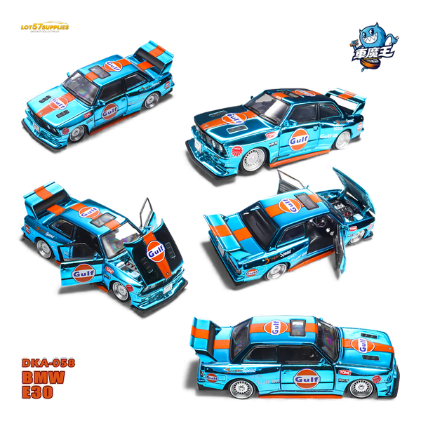 (Pre-Order) Demon King Auto BMW E30 Gulf 1:64