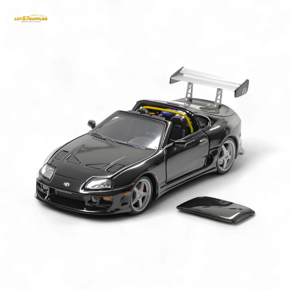 (Pre-Order) Fast Speed Supra Targa Black 1:64