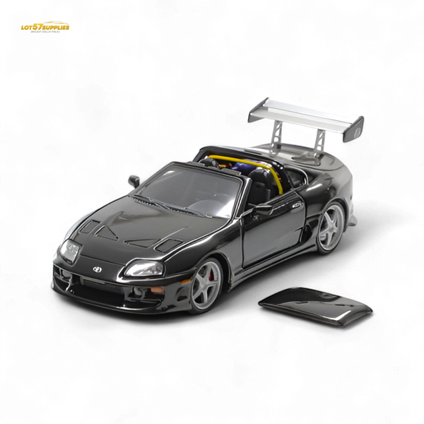 (Pre-Order) Fast Speed Supra Targa Black 1:64