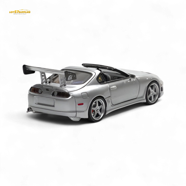(Pre-Order) Fast Speed Supra Targa - Silver 1:64