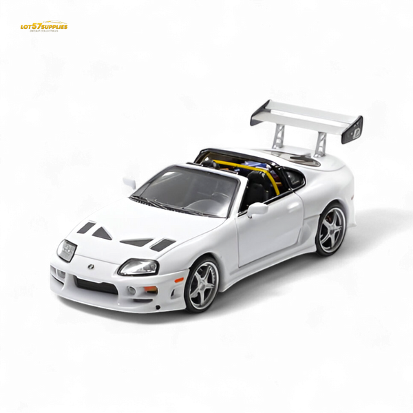 (Pre-Order) Fast Speed Supra Targa White 1:64