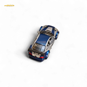 (Pre-Order) Ghost Player BMW E46 M3 GTR Silver Blue 1:64