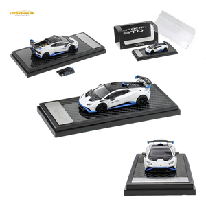 (Pre-Order) LCD Lamborghini Huracan STO White 1:64