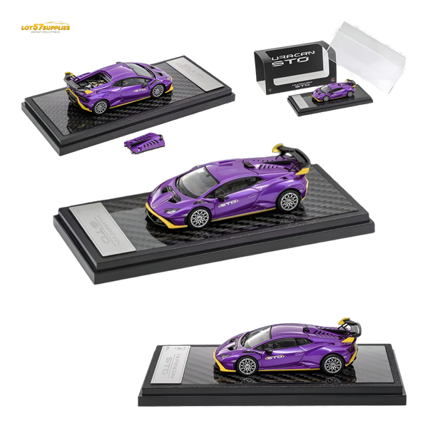 (Pre-Order) LCD Lamborghini Huracan STO Purple 1:64